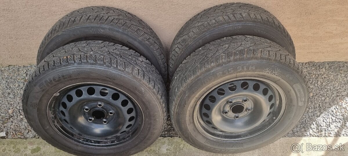 Predam zimné pneumatiky na diskoch 5x112 r15/195/65 Sebring