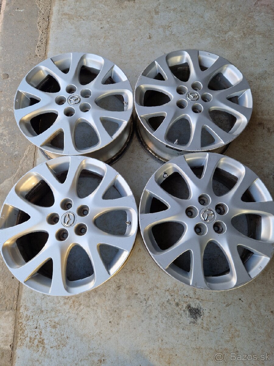 5x114,3r18 Hliníkové disky original Mazda