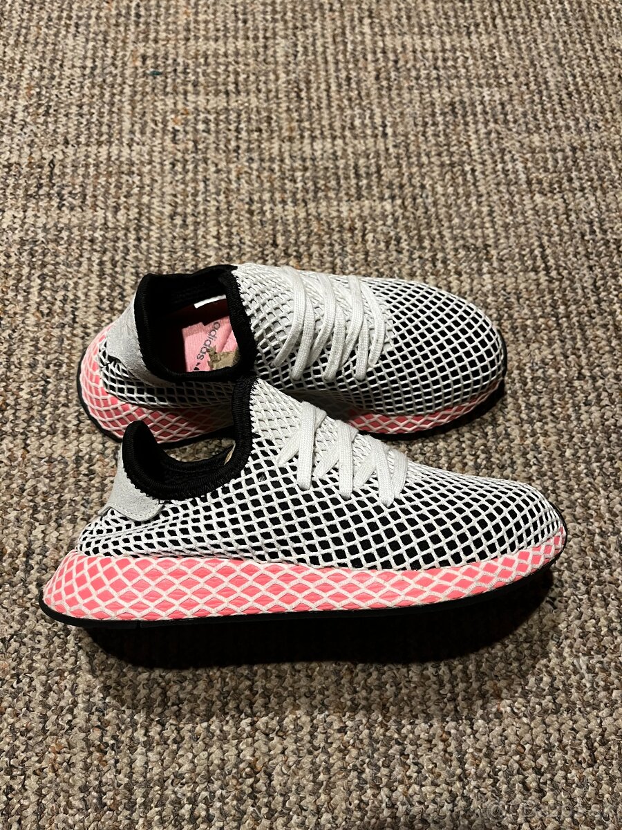 Tenisky Adidas Deerupt, velikost 37 1/3 bíločernorůžové