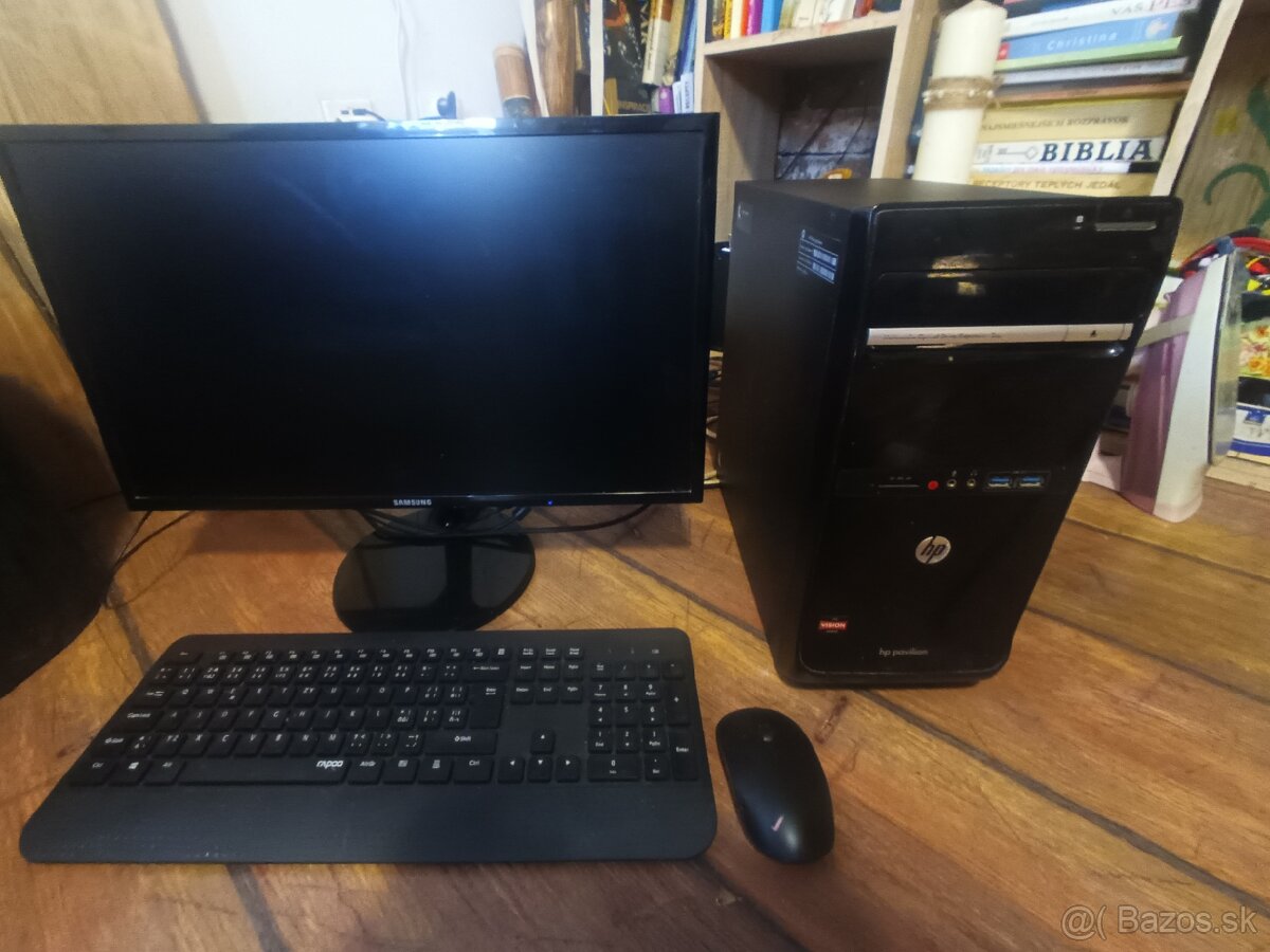 PC HP pavilion6 ,Samsung monitor