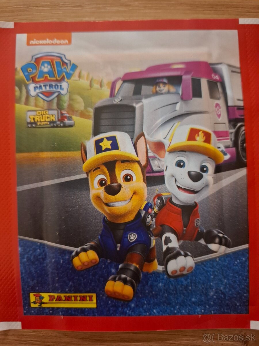 Paw patrol nalepky Big truck pups