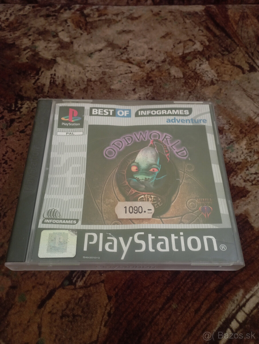 Predám hru Abe's Oddysee Oddworld pre PS1