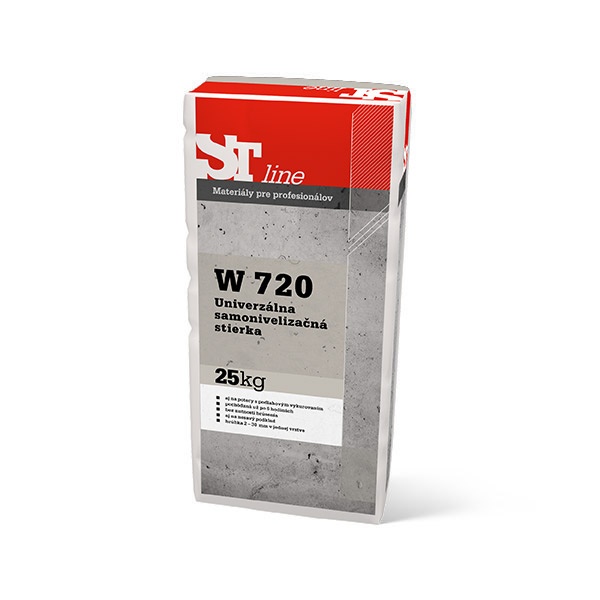 Samonivelačná hmota na podlahy W720 25 kg šedá