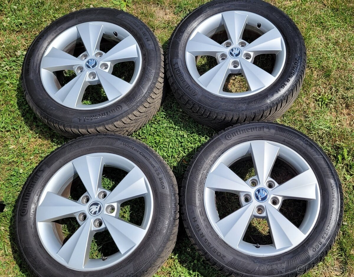 Predám originálne Škoda disky 16" 5x112, 6,5J ET46