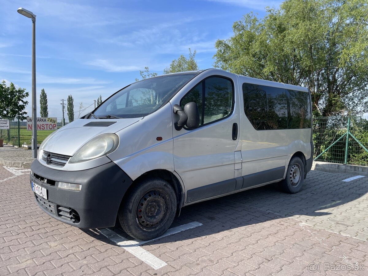 Opel Vivaro STK 9 miest 2007 489 000