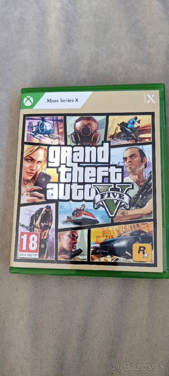 Hra Xbox GTA 5 na Xbox Series X (2cd)