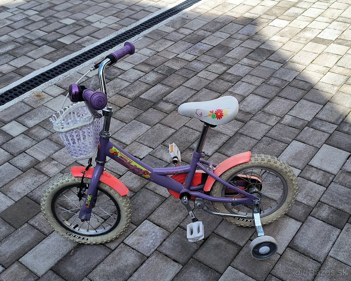 Detský dievčenský bicykel 14