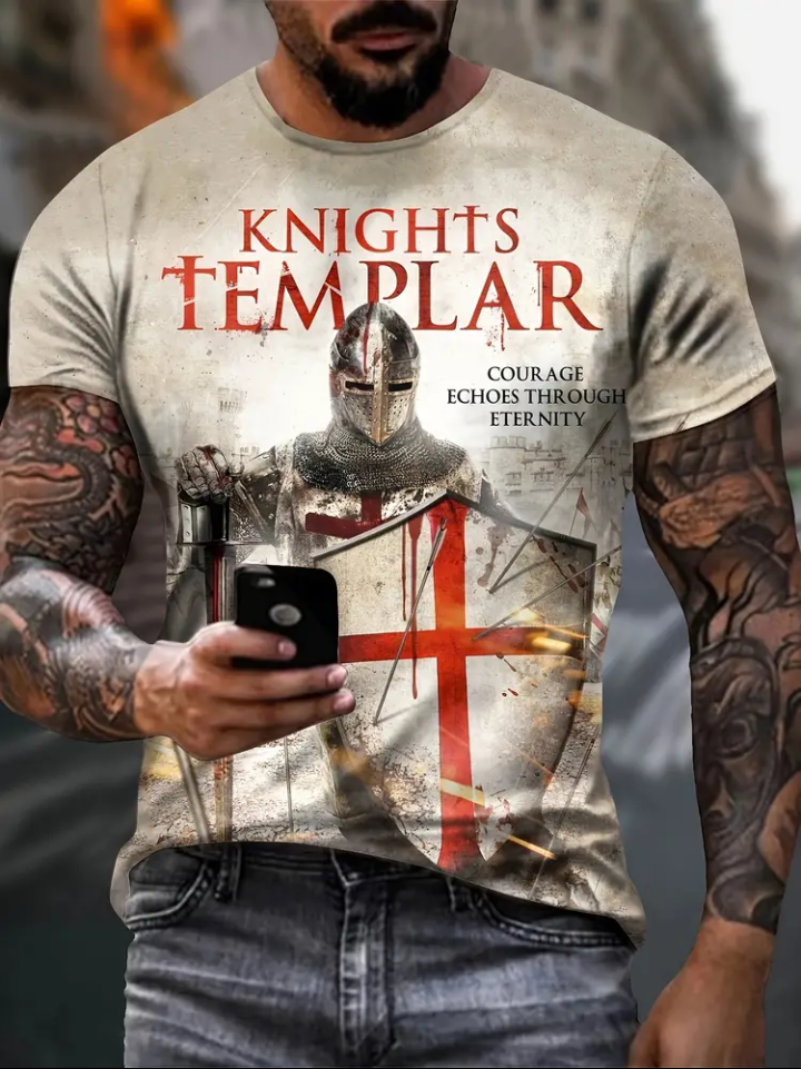 Pánske tričko Knights Templar XL - nové