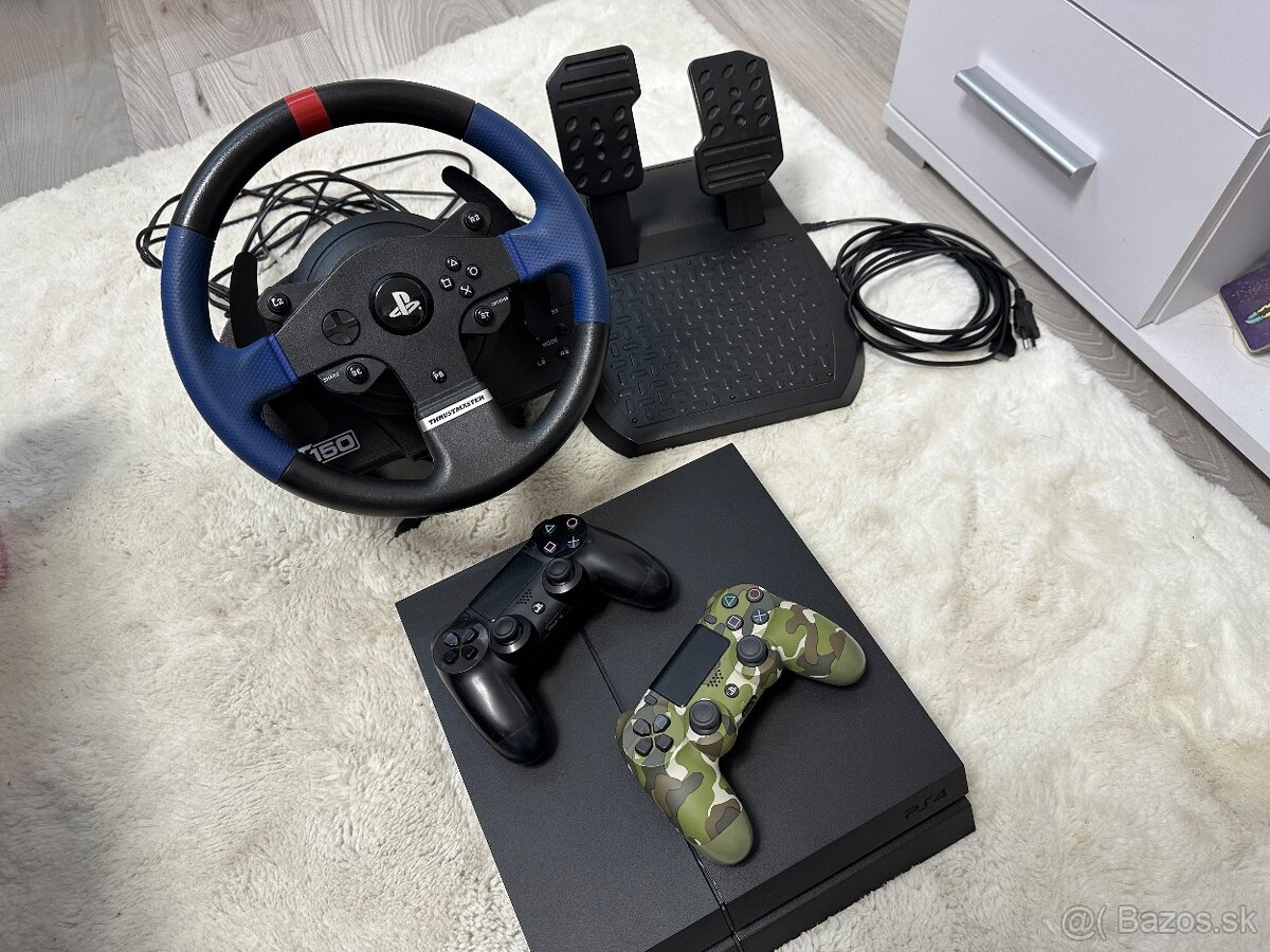 Playstation 4 ovladace volant pedale