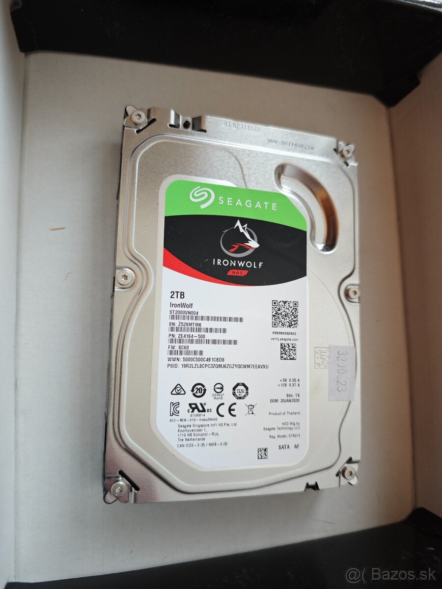 Na predaj 3,5" HDD SATA SEAGATE IronWolf 2TB