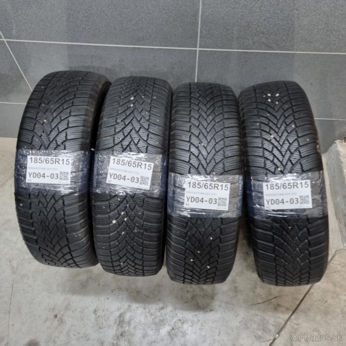 Zimné pneumatiky 185/65 R15 BRIDGESTONE DOT2721