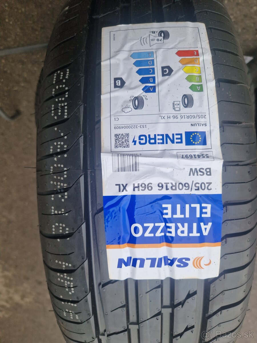 Pneumatiky 205/60R16 nové letne