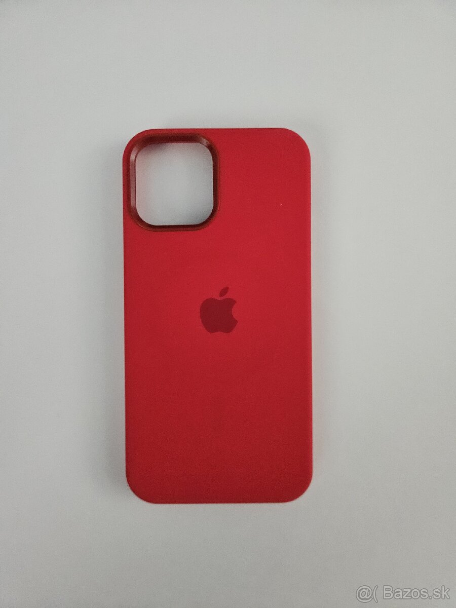 apple magsafe silicon case red 12/12pro