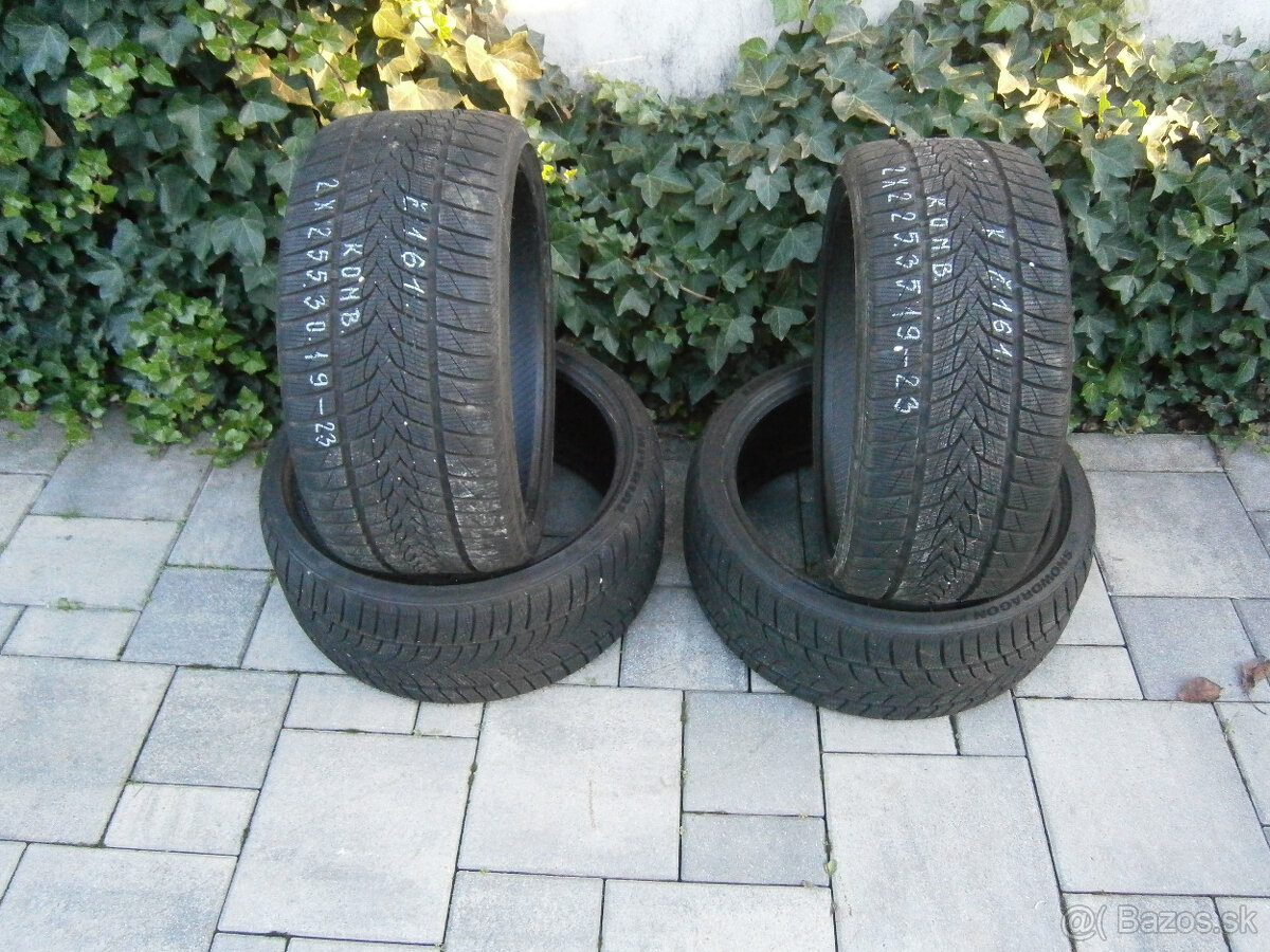 Predám 4x zimné pneu IMPERIAL 2x 225/35 R19 2x 255/30 R19