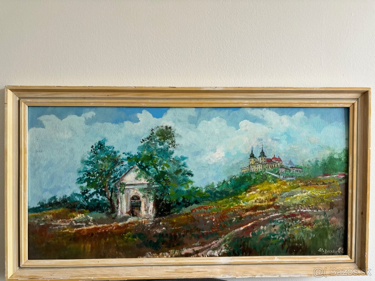 Obraz - St. Bdinka 1962, Svatý Kopeček u Olomouce, 120x80