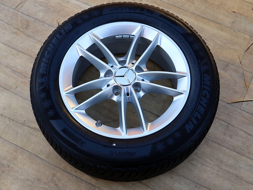 16" 5x112 ALU KOLA MERCEDES A / B / CLA ZIMNÍ + ČIDLA