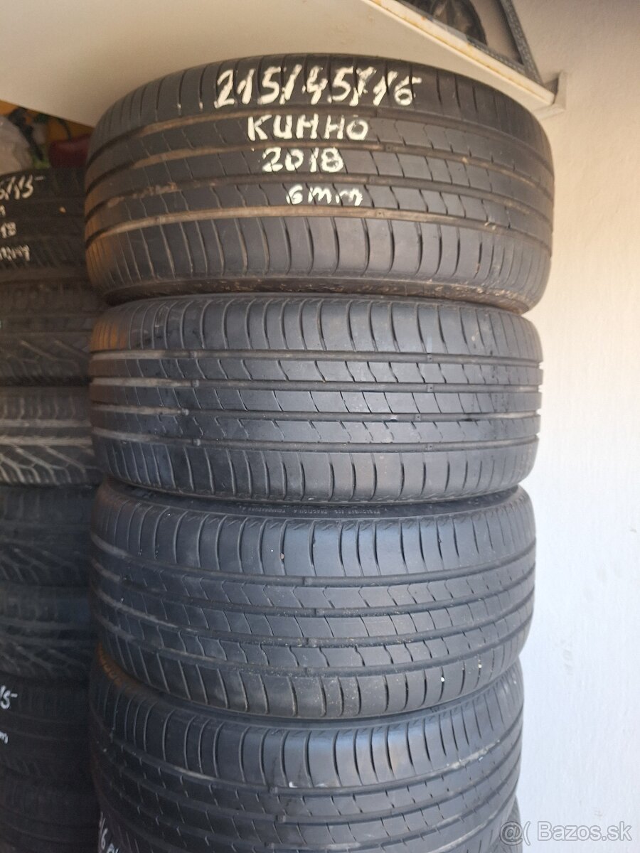 215/45R16 letné 4ks