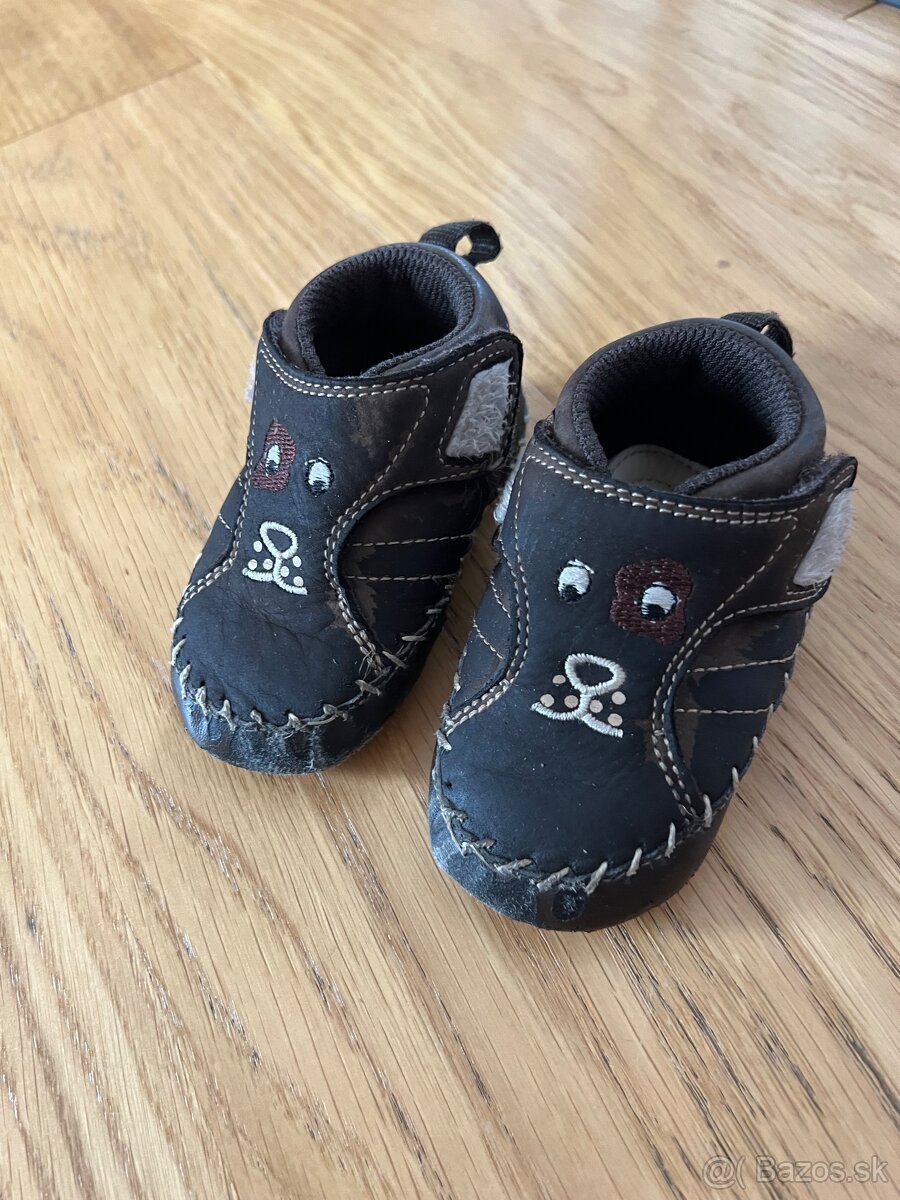 Detské kožené topánočky GEOX