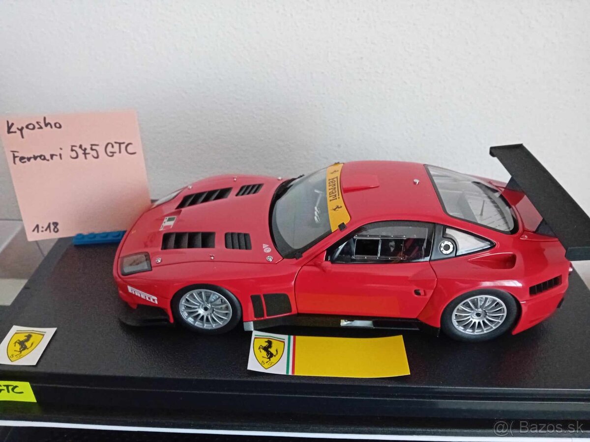 predam model Ferrari 575 GTC 1:18(kyosho)