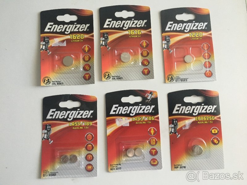 Výpredaj Batérií Energizer - mincové batérie