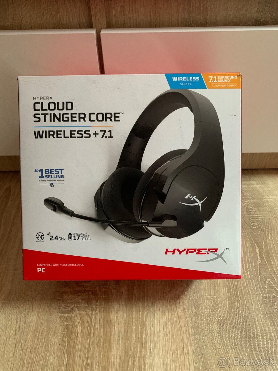 Herné bezdrôtové slúchadla HyperX Stinger Core Wireless