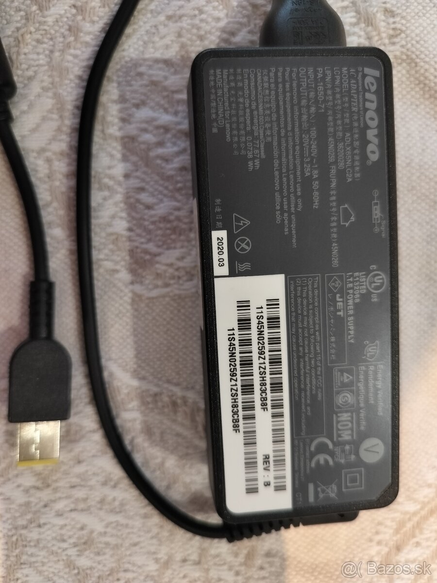 Adaptér nabíjačka Lenovo 65W