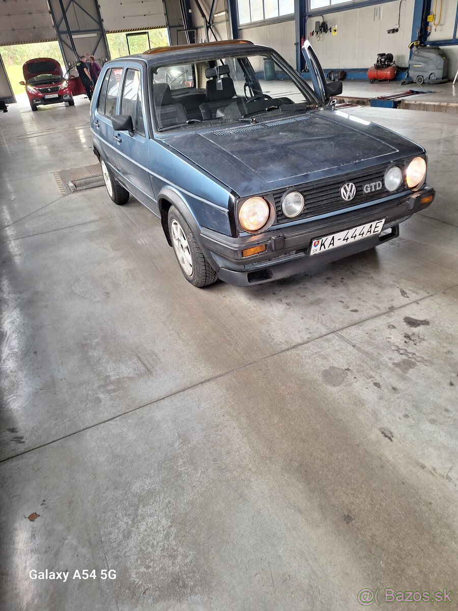 Predám volkswagen golf mk2 1.6 GTD 51kw