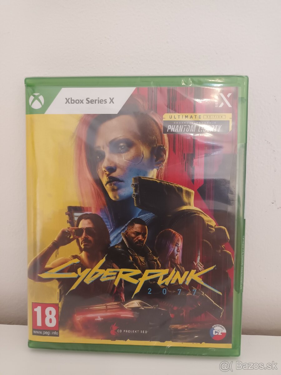 CYBERPUNK 2077 PHANTOM LIBERTY XBOX series X NEROZBALENÉ...