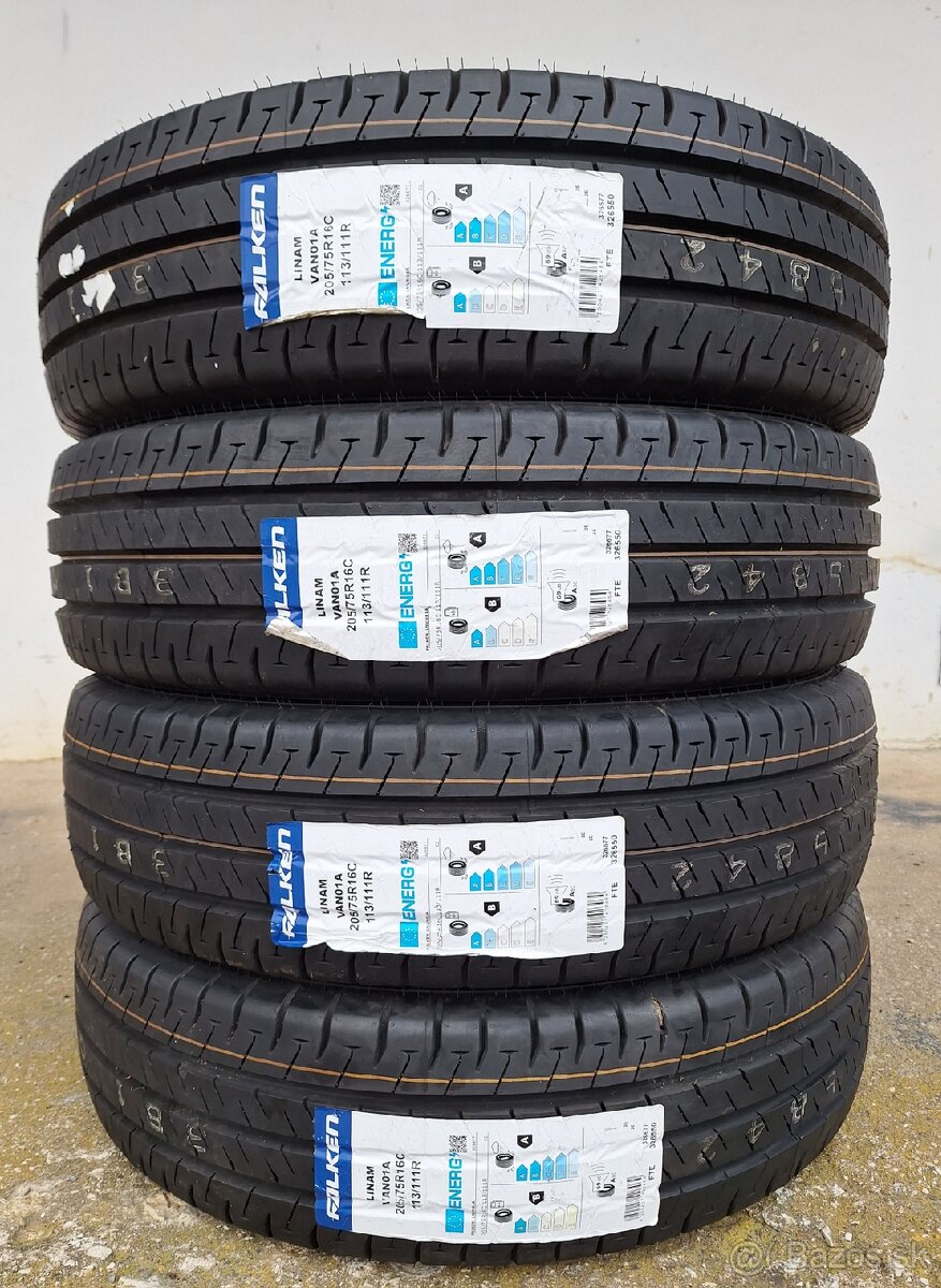 Nove letne pneu 205/75 R16C 113/111R Falken Linam VAN01A