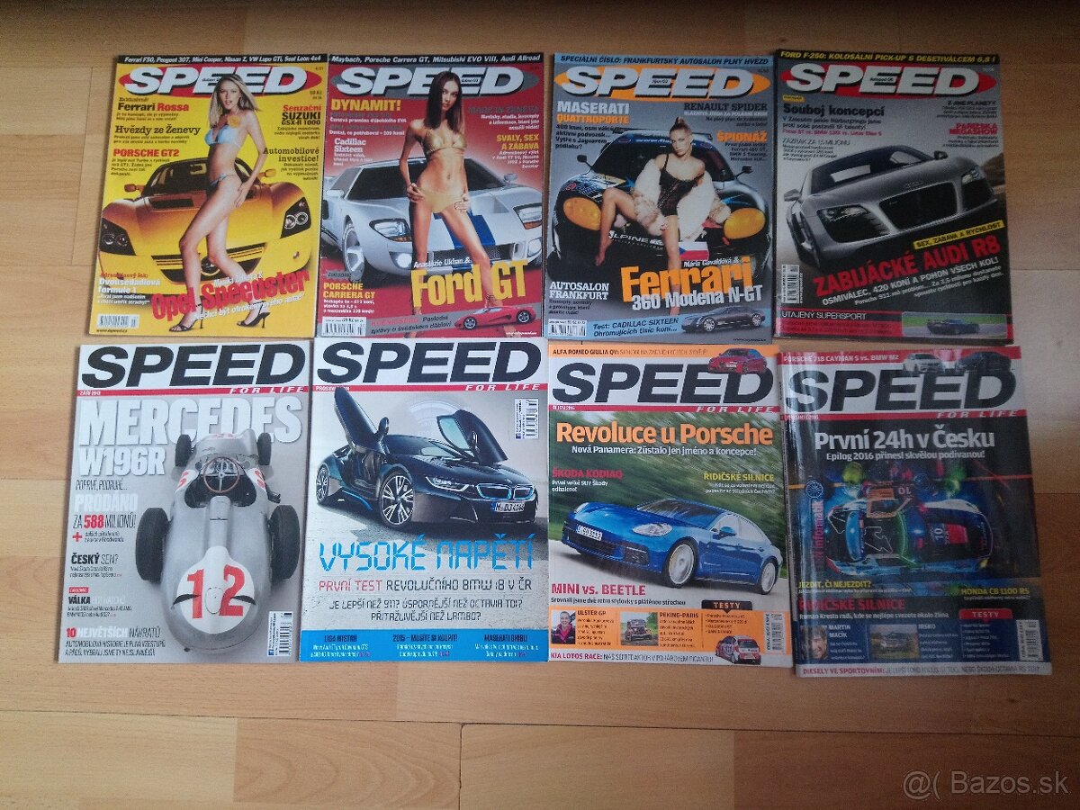 Český motoristický časopisy SPEED - cena 1€ za kus