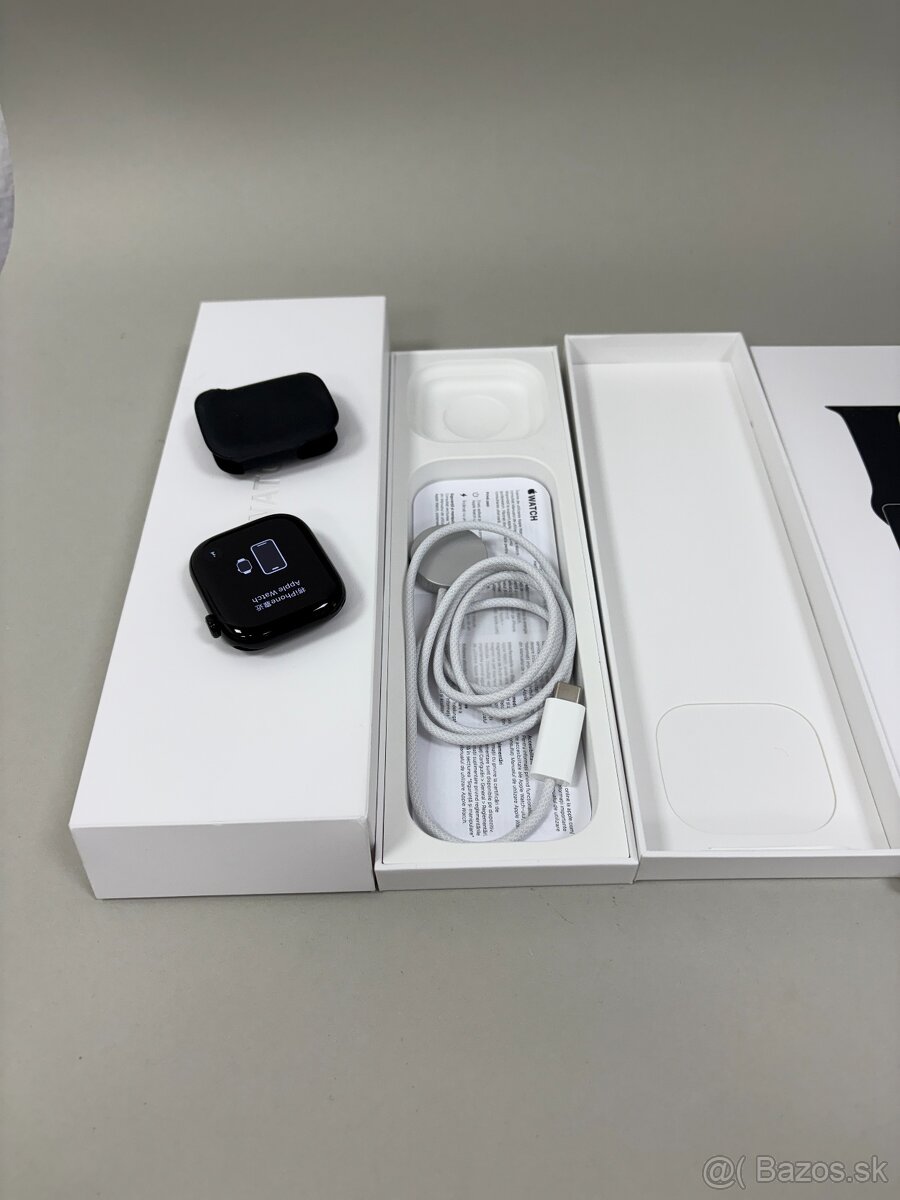 Apple Watch 10.46mm Jet Black-Batéria 100%