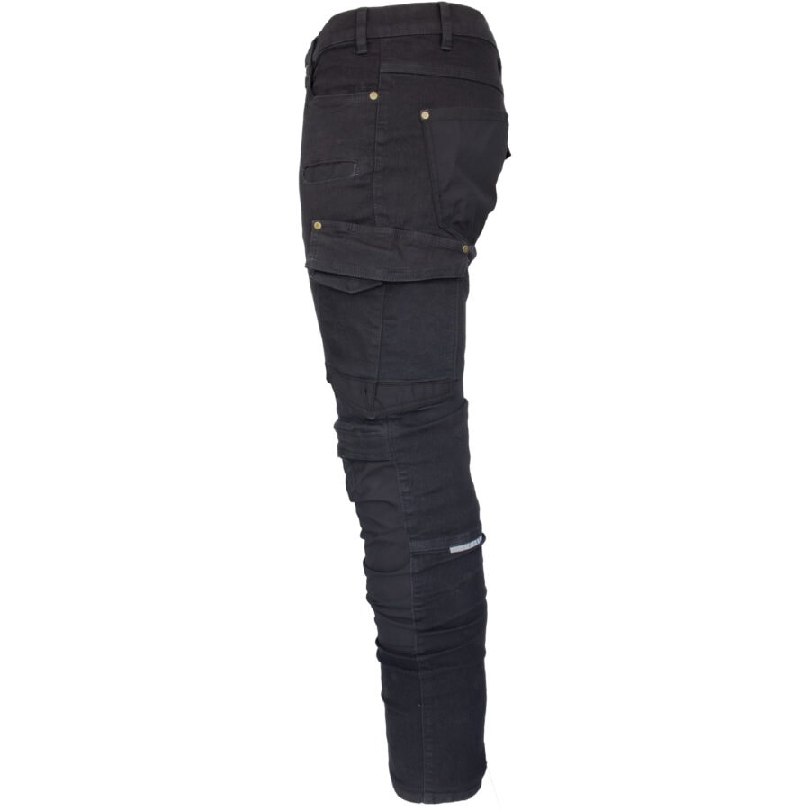 Nohavice strečové JEANS STRETCH BLACK+NEO -DENIM Collection