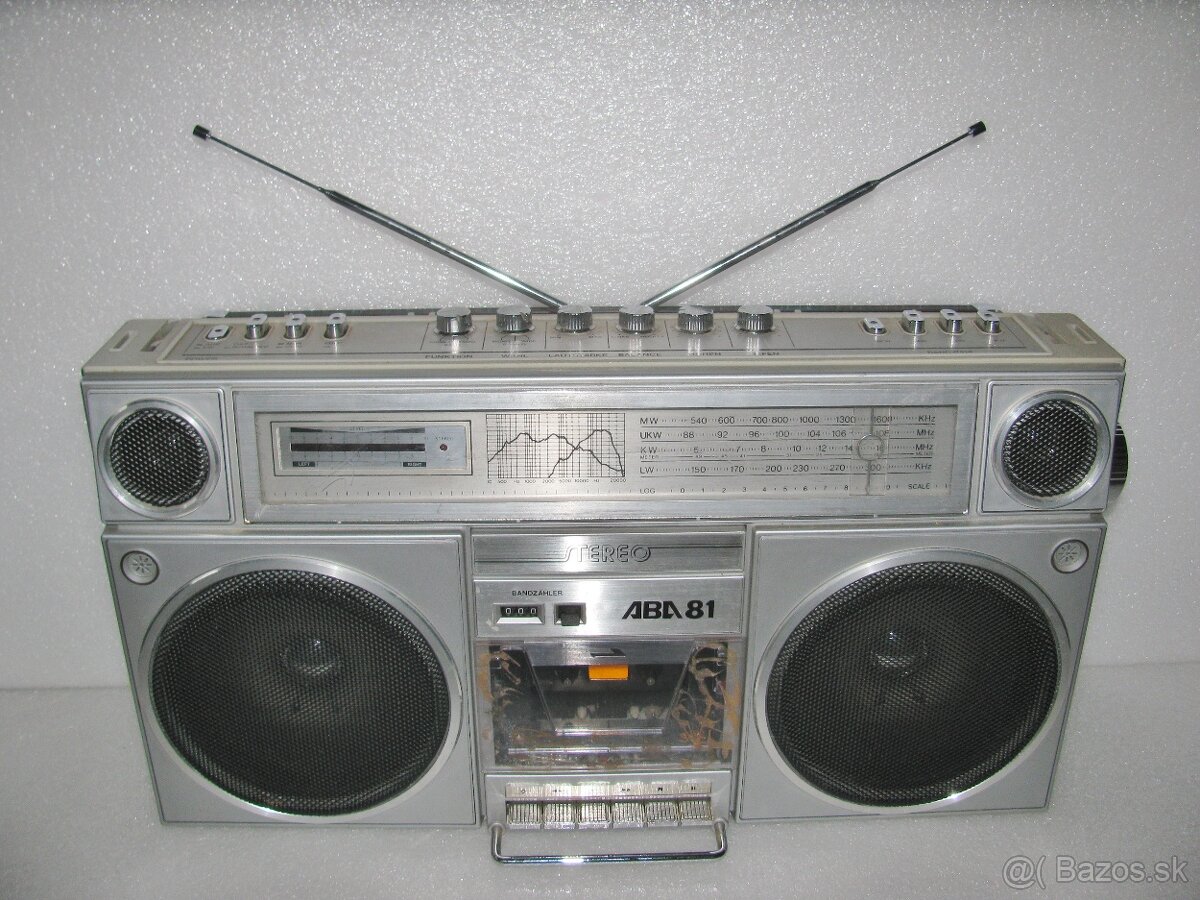 Radiomagnetofon --- ABA 81 BOOMBOX