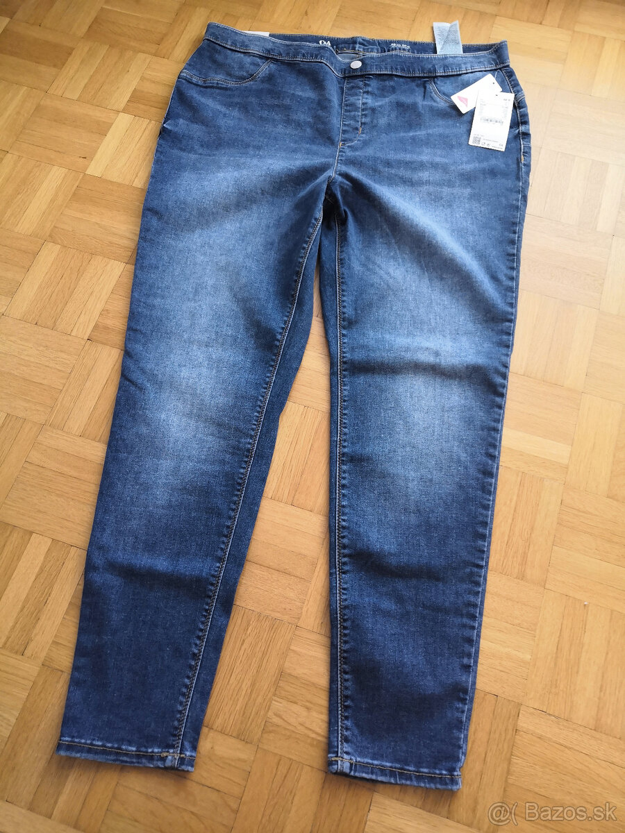 Nové dámske rifľové JEGGINGS - C&A - veľ. 48 S