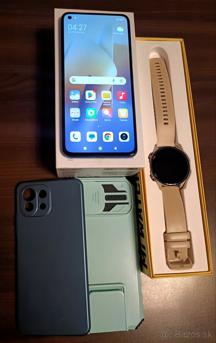 Predám Xiaomi 11 lite 5g 8GB/128 + Hodinky Xiaomi mi Watch