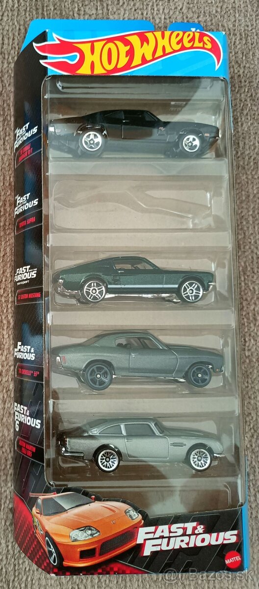 Hot Wheels Fast and Furious 5-pack