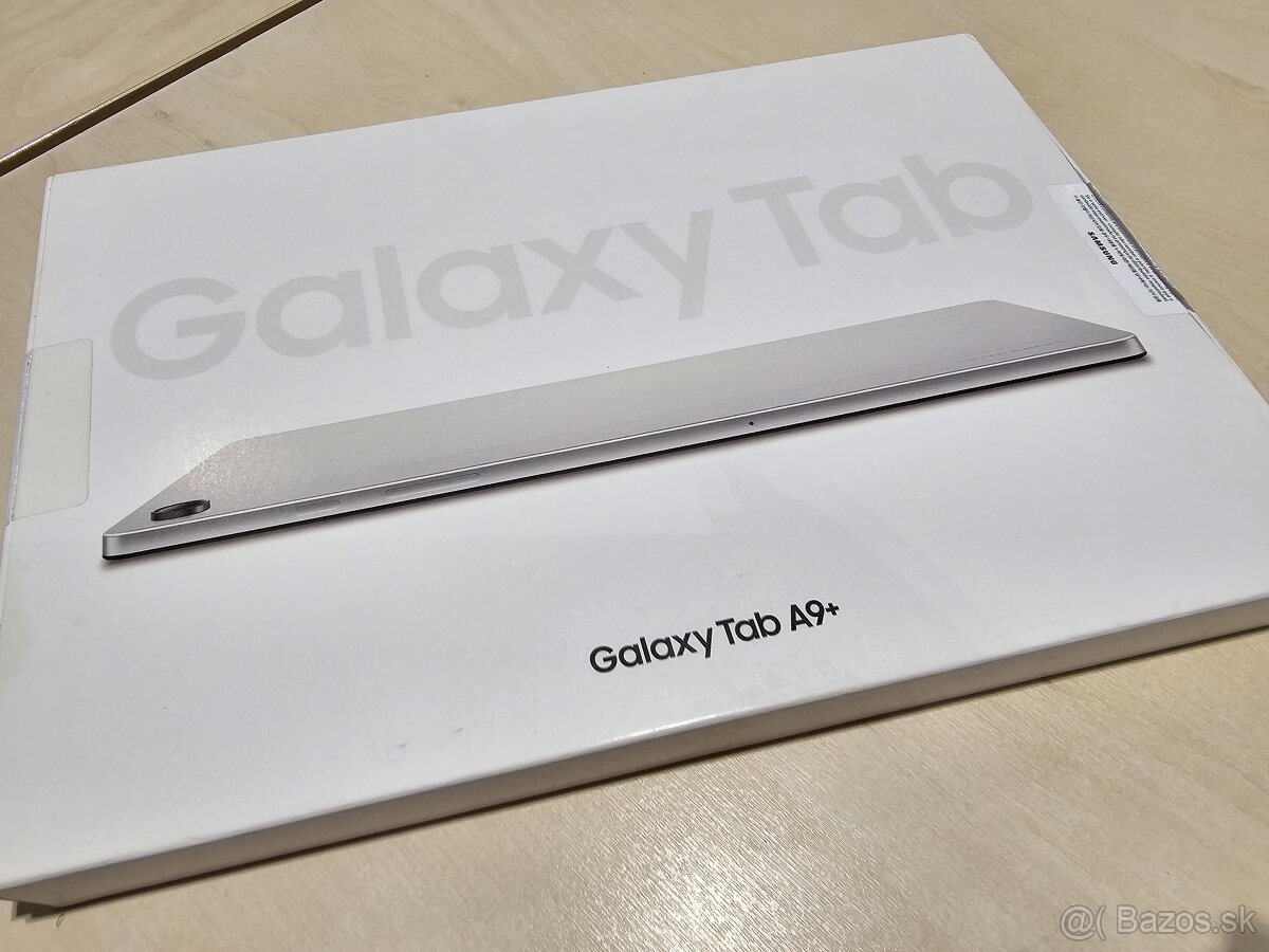 Samsung Galaxy Tab A9+  strieborný - NOVÝ, komplet