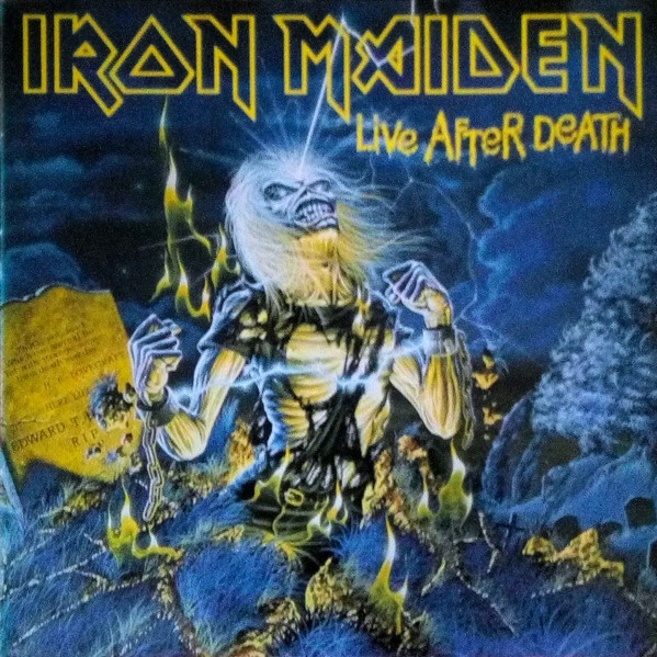 Lp IRON MAIDEN  - Live After Death