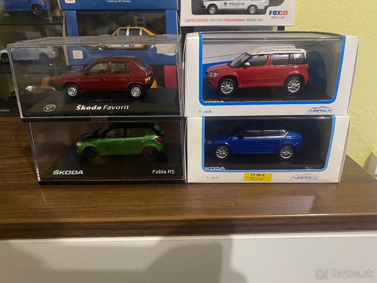 Modely Škoda Abrex 1:43