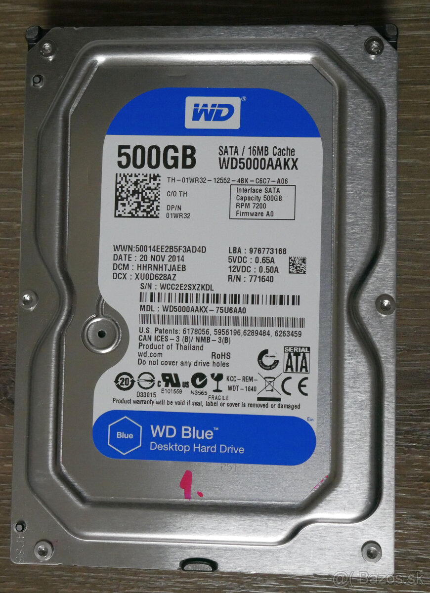 SATA HDD disky 3,5palca