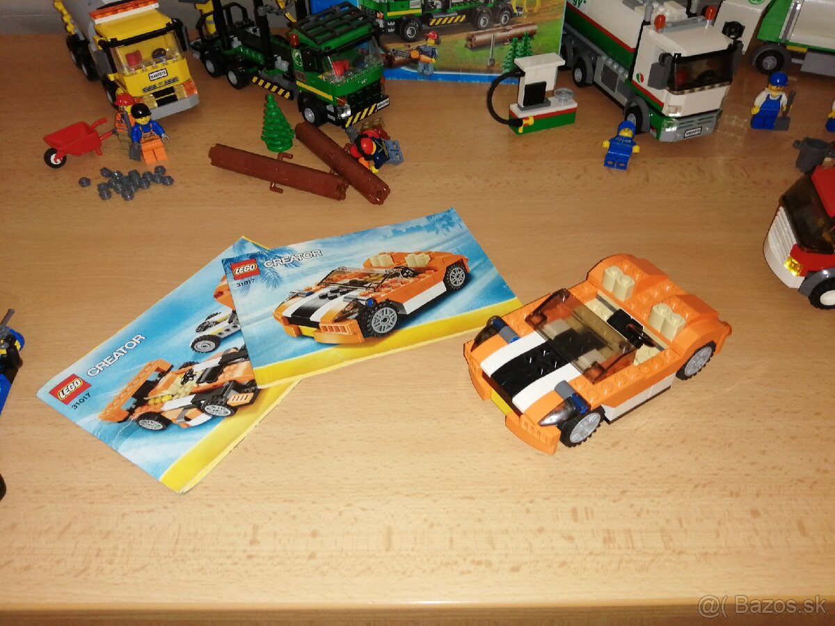 LEGO 31017 Creator - Oranžové pretekárske auto 3v1