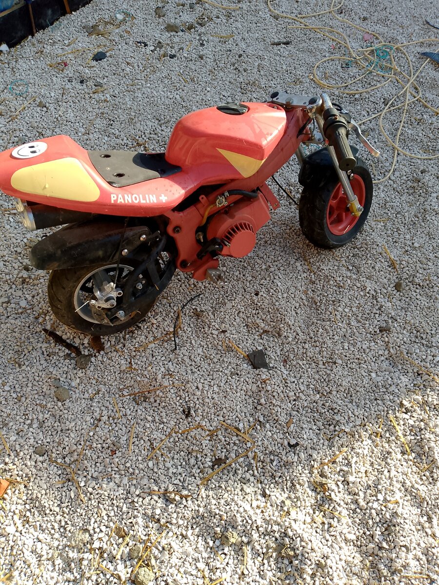 Detská motorka, minibike