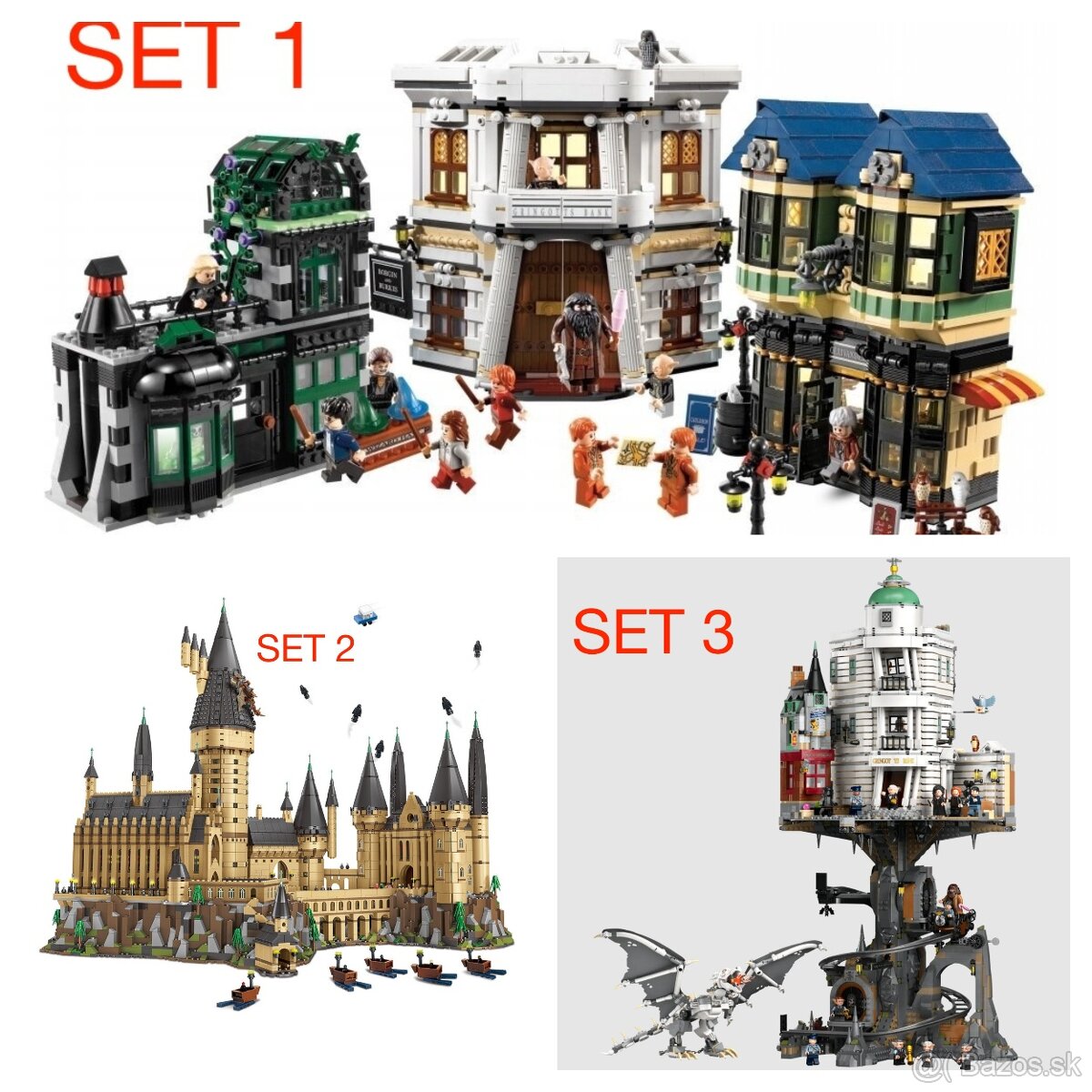 Harry Potter stavebnice 5 + figúrky - typ lego - nové