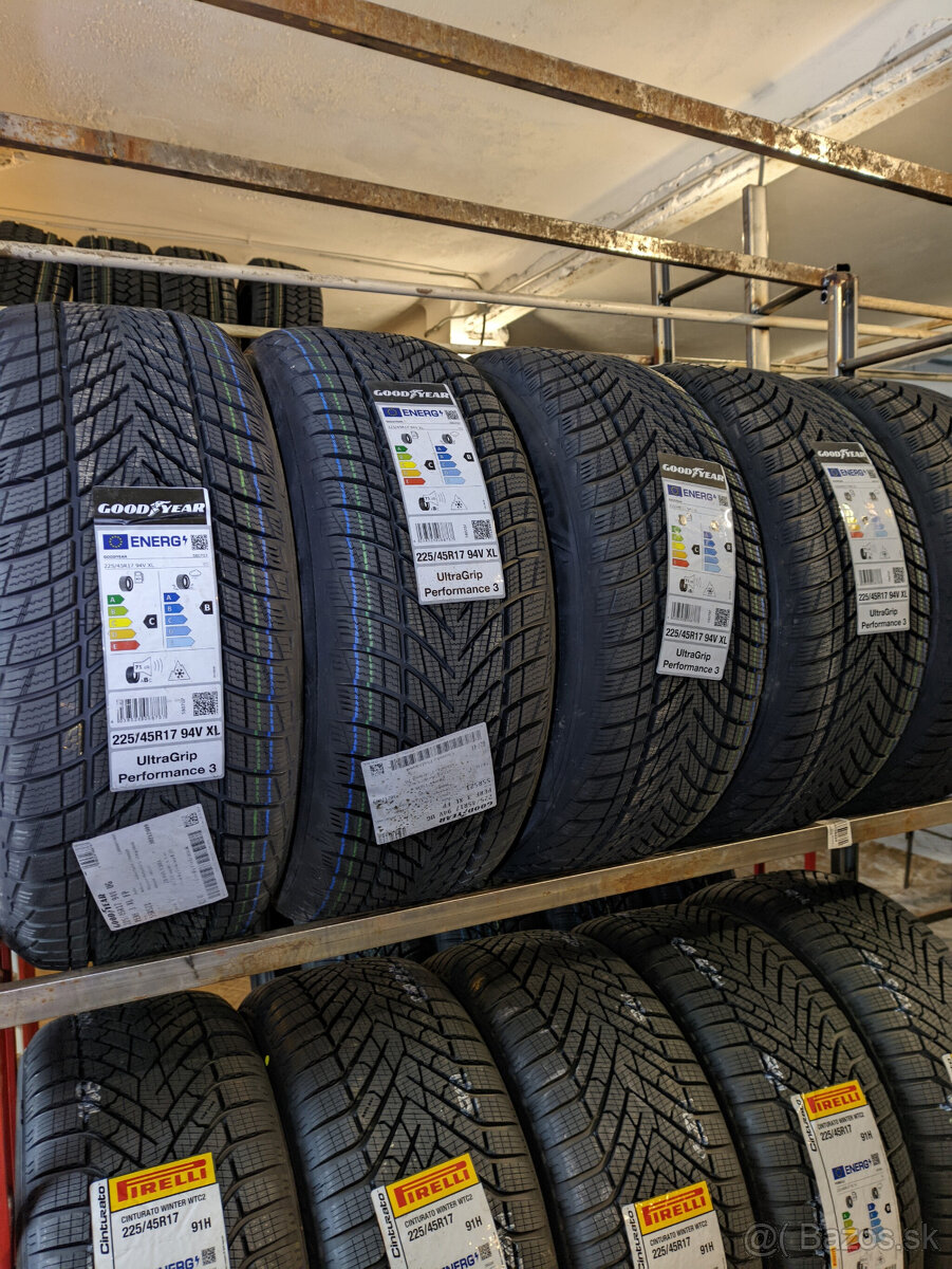 Zimné nové pneumatiky 225/45 R17 Goodyear 94V