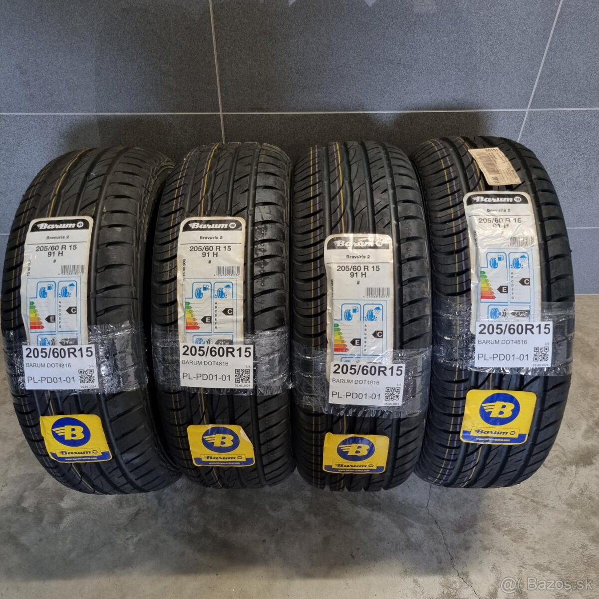 Letné pneumatiky 205/60 R15 BARUM DOT4816