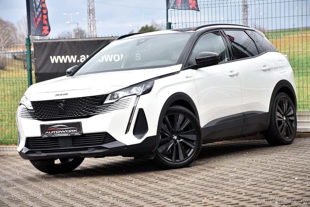 Peugeot 3008 GT 1.6 BENZÍN PLUG_IN_HYBRID4 300k_4X4_SR_DPH