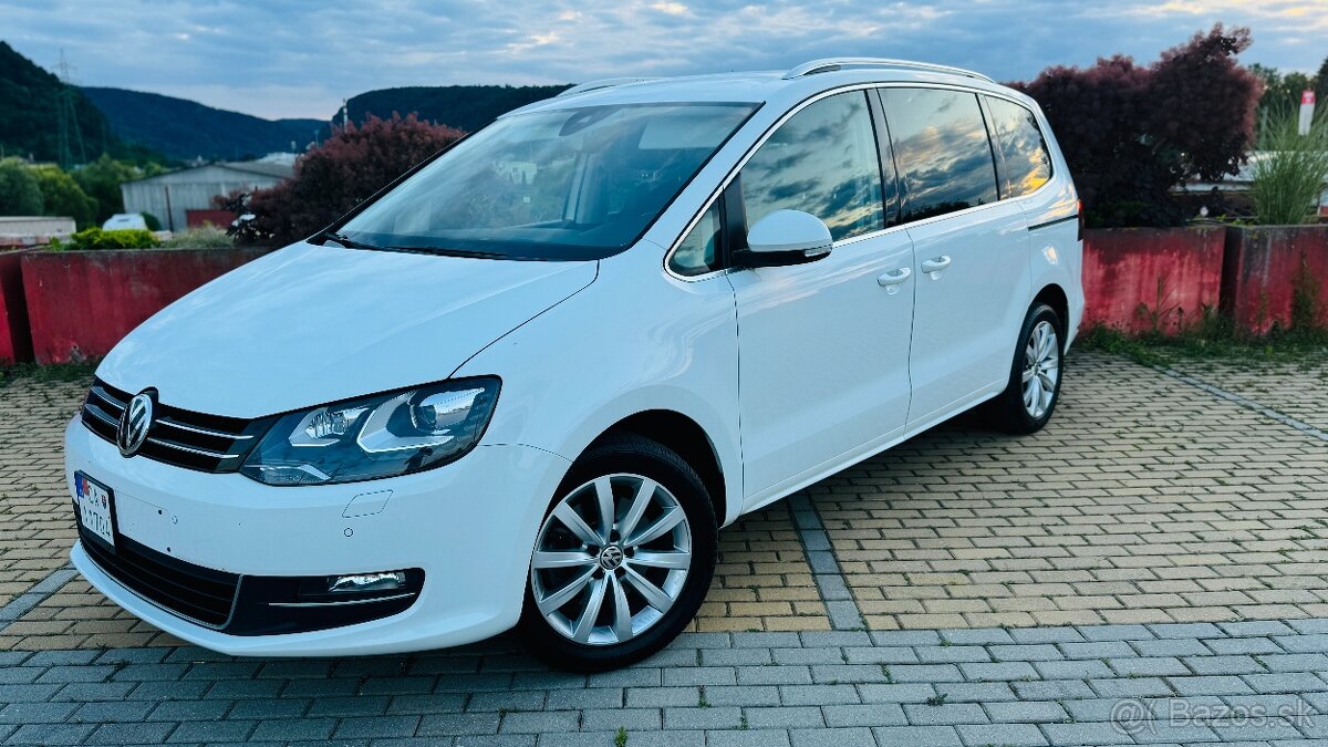 VW SHARAN 2.0 TDi 110KW DSG+ALCANTARA+ROK2020+8xDISKY