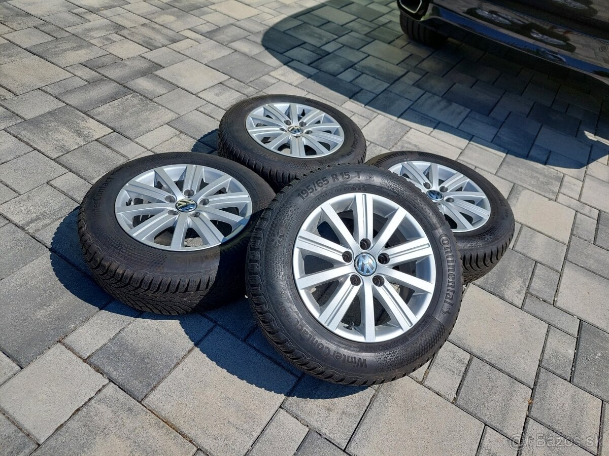 Alu.disky W.Golf 7,5x112 R15 CONTINENTAL Zimna Sada