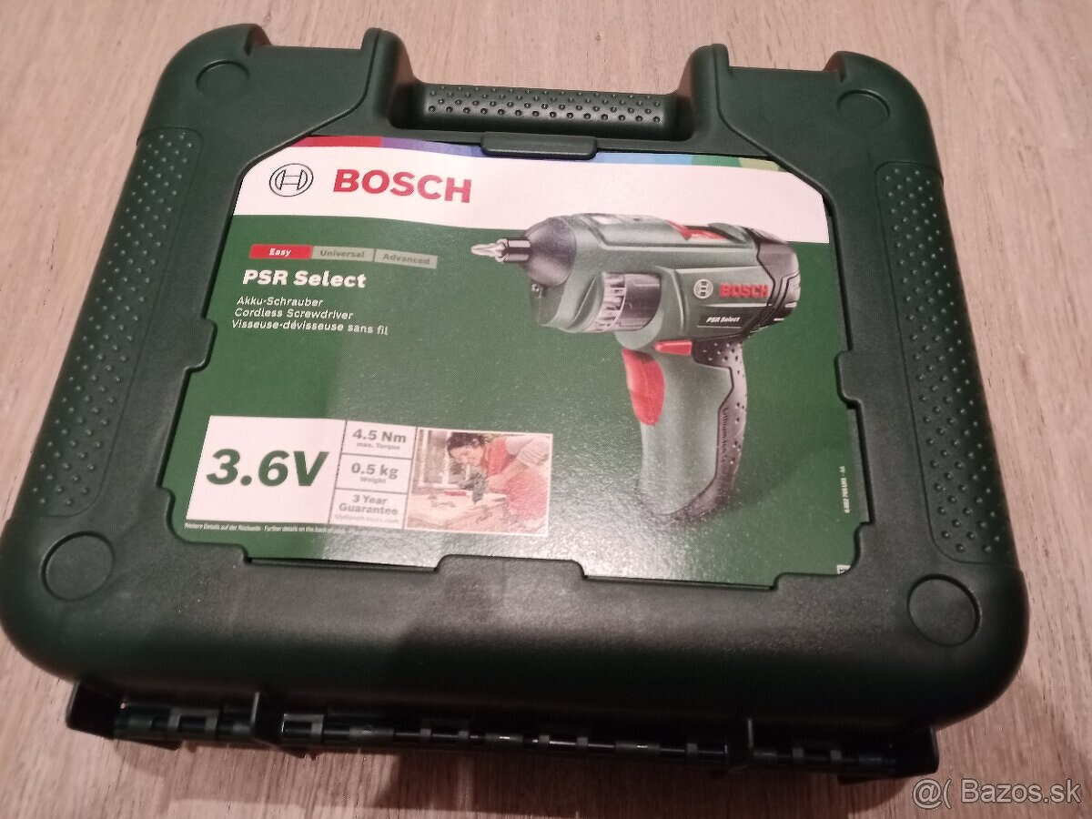 Bosch skrutkovač PSR Select