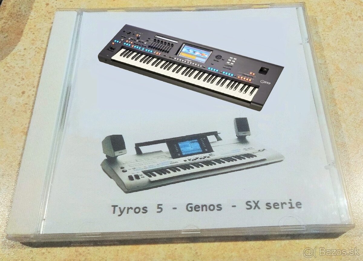 Yamaha Genos 1+2,(SX900,SX700,Tyros 5) Folk Pack CZ-SK